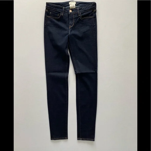 L'AGENCE Brigitte Mid-Rise Skinny Jean Dark Midnight Wash - Picture 2 of 8